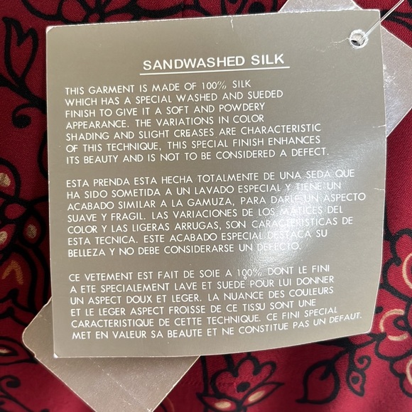 Gorgeous NWT  Paisley Long Skirt Burgundy and Black Size 14 - Picture 4 of 5